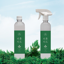 제이제이원 피톤치드 편백수 500mL 편백스프레이 천연 곰팡이냄새 가죽냄새제거 치톤피드 히녹 편백수효능 옴진드기 버닝아웃, 6개