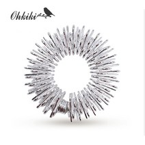 오키키 말초신경 지압반지 마사지반지 스트레스완화링 효도반지 추석선물, 화이트, 1개