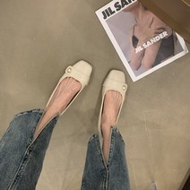 부띠 캐주얼 여성 부티힐 미들힐 베이직 앵클 구두 데일리 속가보시 소프트 둥근