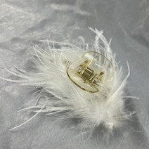 가을 겨울 빈티지 엣지 헤어밴드 타조털 깃털 머리띠XT