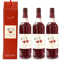 문경 레드인 오미자청 오미자 원액 엑기스 마시는 오미자, 1개, 05. 750ml 3병