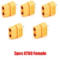 2/5/10Pair XT60 XT-60 남성 여성 XT30 XT90 총알 커넥터 플매트 카펫 러그 T RC Lipo 배터리 Rc 드론 비행기 자동차 액세서리, [08] 5pcs XT60 Female, 08 5pcs XT60 Female