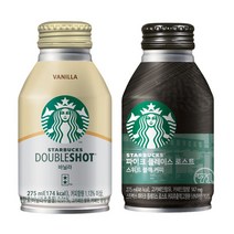 스타벅스 275ml 더블샷 바닐라+파이크 스위트 12캔씩 총 24캔, 상세페이지 참조, 상세페이지 참조