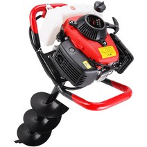 땅파는 기계 말뚝 굴착 굴삭 식목 아이스 드릴 150cc, 고급형 2행정 99cc12cm 드릴