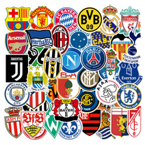 축구 스티커 50종 세트 방수 리무버블 캠핑 노트북 캐리어 아이패드 꾸미기스티커, 해외축구 50종 세트