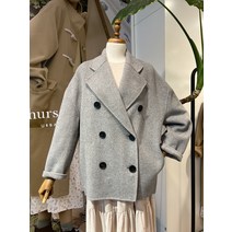 써스데이아일랜드 더블 여밈 핸드메이드 자켓(T216MJK137W)(1302848)