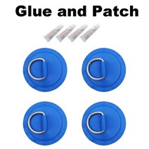카약 보트 용품 pvc 패치 5m 로트 키트, 4 파란색 4g