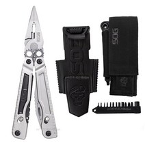 SOG 다기능 펜치 EDC 휴대용 콤비네이션 툴 카드 배치 헤더 그룹 K 칼집 자기 방어 야외 캠핑 PX1001N, 03 PX1001N Set3