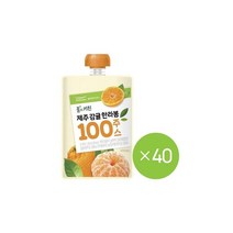 풀스키친 제주 감귤 한라봉 100 주스 (100mlx40EA) [키즈음료 건강음료] [홈파티드링크], 1셋트