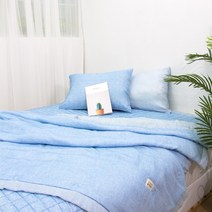 찰랑 쿨냉감 부드러운 풍기인견 워싱 여름이불 S/Q /LK