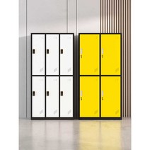 캐비넷 사물함 관물대 미니사물함 철제캐비넷 락커룸 철제, 6  (흰색 과 흰색 ) 1.2mm