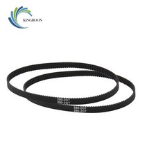 GT2 폐쇄 루프 타이밍 벨트 고무 2GT 6mm 3D 프린터 부품 110 112 122 158 200 280 300 400 610 852 mm 동기식 벨트 부품, 400mm