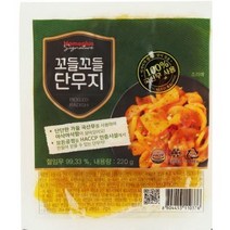 홈플러스시그니처 꼬들꼬들 단무지 220G, 1