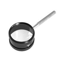 35배율 루페 분리형 돋보기 고배율 확대경 35x, 블랙