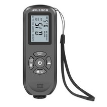 도막측정기 도장 두께 측정기 게이지 0-2000um 디지털 백라이트 lcd 필름 코팅 게이지 자동차 페인트 전기 도금 테스터, 검은색 가로