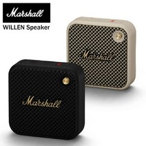 Marshall-윌렌 무선 블루투스 휴대용 스피커 야외 미니 무선 자취 여행 캠핑 차박, 다크 골드