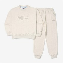 셀러허브 1 휠라 키즈 NC13 라운드맨투맨 팬츠 셋업 남자 여자 FK2FSF1103X