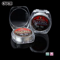 카포스 토너먼트 플로로 카본 100% 50m(적색), 2호