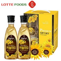롯데푸드 카놀라유2p/해바라기유/명절선물/식용유