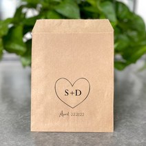 크라프트박스개인 결혼식 호의 가방 3 "x "x9" 종이 선물 파티 화이트/크래프트 쿠키 바 간, 26 Kraft_03 10x15cm 25pcs