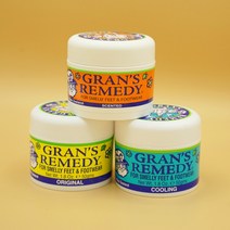 [직배송] 그랜즈 레미디 3종 할머니마법가루 신발 냄새 제거 파우더 발냄새 제거제, 쿨링 페퍼민트