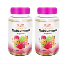Hi Well 하이웰 뉴질랜드 프리미엄 멀티비타민 젤리빈 90구미 2팩