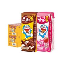남양 초코에몽 에몽 180ml 48팩, 초코에몽 24팩 + 딸기에몽 24팩