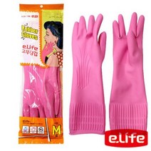 롯데이라이프 고무장갑 중 설거지장갑 주방고무장갑, 롯데이라이프 고무장갑 (중) 설거지장갑 주, 중(M)