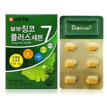 일양약품 징코플러스 은행잎추출물 기억력 혈행개선, 15g, 4개