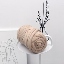 파인굿즈 벨벳 자이언트 얀 1kg 빅얀 패브릭얀, 벨벳얀1kg-베이지