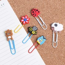 캐릭터 북클립 책갈피(6p) 클립책갈피, 6P