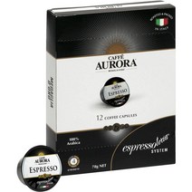 에스프레소토리아 커피 캡슐 에스프레소 12개 Aurora Coffee Espressotoria Coffee Capsules Espresso, 1팩