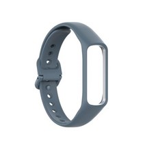 갤럭시핏2 스트랩 compatible 삼성 갤럭시 핏 2 sm-r220 소프트 실리콘 스포츠 밴드 watchband 액세서리 2022 뜨거운 판매, 다크 그레이