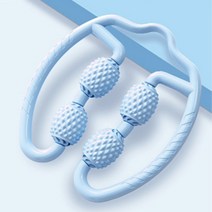 종아리 마사지기 다리 팔 지압기 목 마사지 롤 롤러 볼 안마기 지압 뒷목 어깨 승모근, 핑크