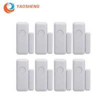 문열림센서 wholesale 433mhz 1527 무선 지능형 창 도어 자석 센서 감지기 스마트 라이프 홈 알람 시스템 열기 194, 8개