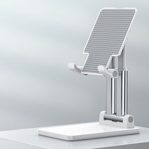 세븐프리 듀얼지지대 대형 테블릿핸드폰거치대 화이트, 단품