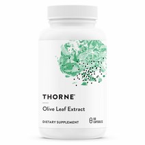 쏜리서치 올리브잎 추출물 60캡슐-올유로핀 Thorne Research Olive Leaf Extract (미국배송)