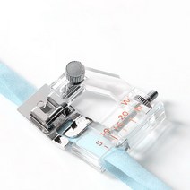 재봉 노루발 조정 가능한 재봉틀 노루발 롤링 피트 바이어스 테이프 형제 바인딩 스냅 DIY 액세서리, 한개옵션0