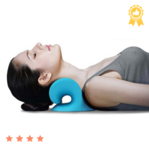 거북목 베개 스트레칭 경추마사지 일자목 목안마기, 1개