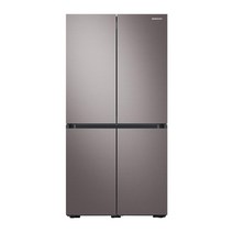 삼성전자 비스포크 프리스탠딩 냉장고 RF85T9013T1 871L 방문설치, Brownish Silver