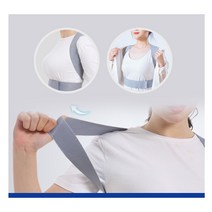 바른자세벨트 허리 등 어깨 숄더 목 어깨밸런스밴드 패드형 슬림, 교정밴드-L