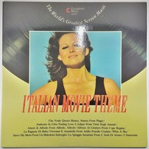 (중고LP) ITALIAN MOVIE THEME. 유리로 된 방. 슬픔은 어느 별 아래. 부베의 여인. 순수한 사람들 (미사용 자켓 음반 상태 AA)