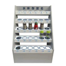 음료수 보관대 방수 물병 꽂이 헬스장 작업장 물통, 상세 페이지 참고, 강철 나무 50 구멍 3개 보드 2개 8 cm