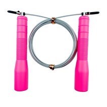 제이에프로프 선수용 프리미엄 초고속 와이어줄넘기Matt 국가대표 전문선수용 /선수용줄넘기/성인 줄넘기/초등학생줄넘기/어린이 줄넘기/청소년 줄넘기/ 9세 10세 11세 12세 누구나, 핑크색