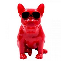 YEOP-T 불독 블루투스 s5 자르 스피커 프렌치불독 강아지스피커, 소형(횡격막 없음)+브라이트 블랙