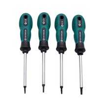 4Pcs 특수 모양의 스크류 드라이버 세트 휴대용 절연 비 슬립 고무 손잡이 삼각형 스크류 드라이버 가정용 핸드 툴, type0