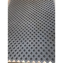 바나나목재 PVC 래티스 프라이버시 블랙 4x1200x2400mm (간격 30x30)