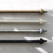 아망떼 제니스 커튼봉 4컬러 (360/480cm), 골드블랙