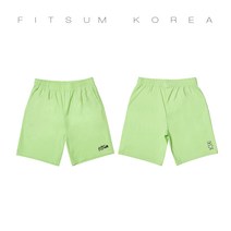 핏섬 21P-BADDY 라임그린 남여공용 반바지 배드민턴 탁구 스쿼시 테니스