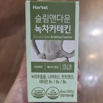 해빗 슬림앤다운 녹차카테킨 650mg x 120정